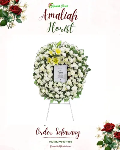 Krans Bunga Duka Cita di Lamarantarung