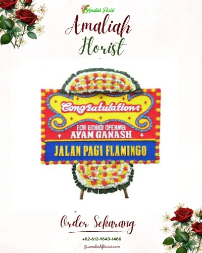 Bunga Papan Congratulation di Lamarantarung